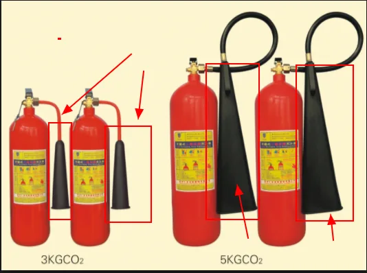 Bình chữa cháy CO2 có ống loe to hơn