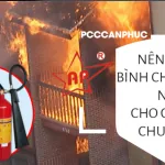 Bình chữa cháy cho gia đình ở chung cư?