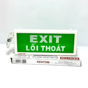 Đèn Exit thoát hiểm 1 mặt Kentom
