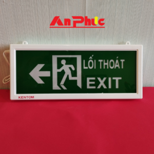 Đèn Exit thoát hiểm Kentom 2 mặt
