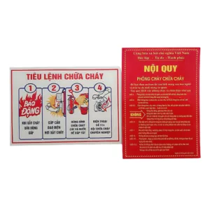 Bộ nội quy tiêu lệnh chữa cháy tôn