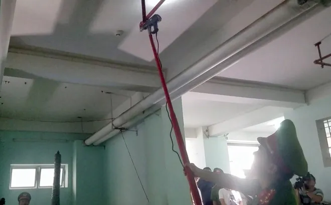 Hệ thống chữa cháy tự động không hoạt động khi dùng thiết bị tạo nhiệt để kiểm tra