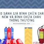 So sánh giá bình chữa cháy ném và bình chữa cháy thông thường