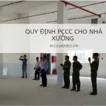 Quy định PCCC cho nhà xưởng như thế nào?