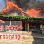 3 Cách PCCC Cho Nhà Hàng tốt nhất hiện nay