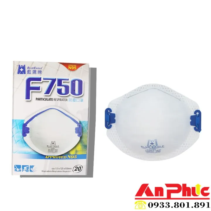 KHẨU TRANG LỌC BỤI N95 BLUE EAGLE TAIWAN F750