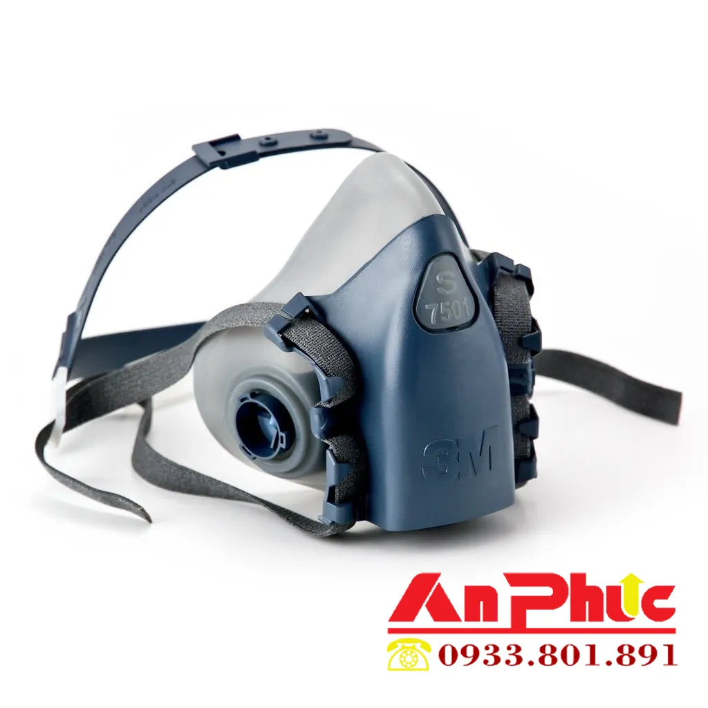 Mặt nạ phòng độc 3M 7501 giúp tăng công suất lọc; chống lại bụi bẩn và khí độc hiệu quả gấp đôi các dòng mặt nạ khác.