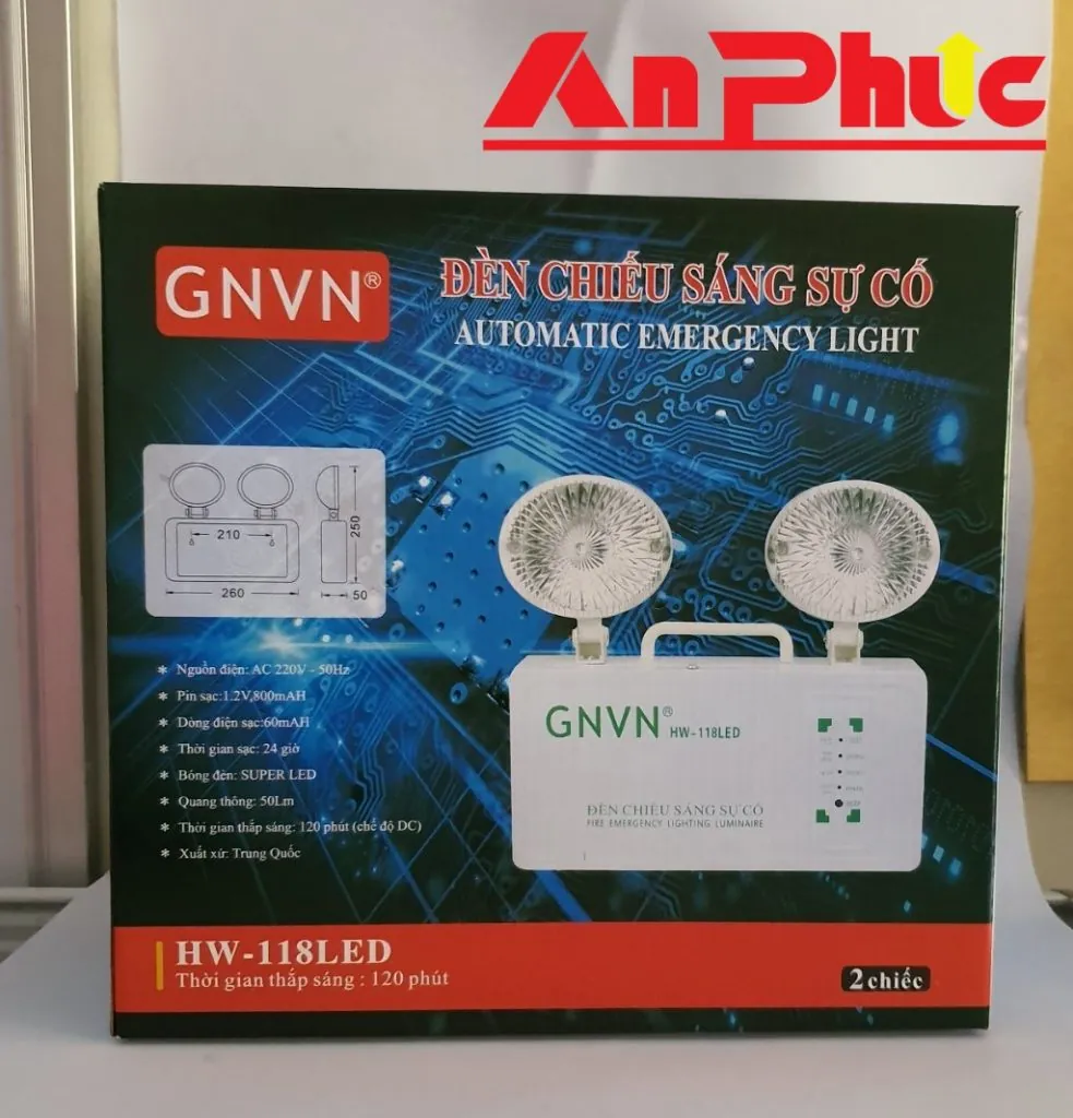 đèn chiếu sáng sự cố