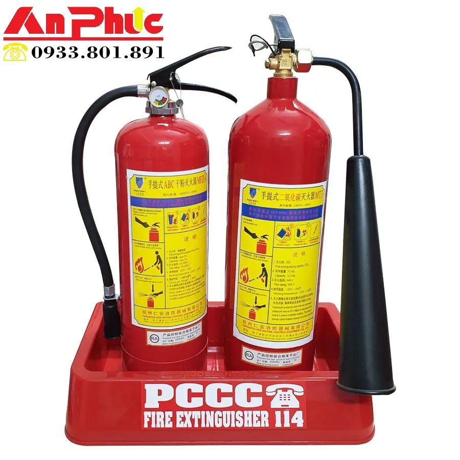 Bình chữa cháy dùng Diễn tập PCCC
