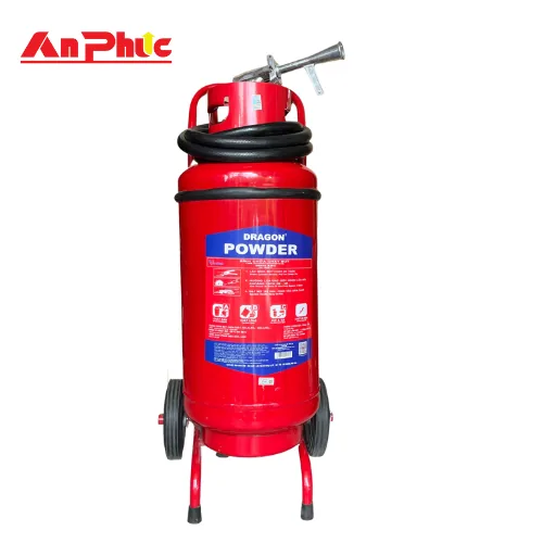 Bình chữa cháy có xe đẩy bột ABC Dragon 35kg