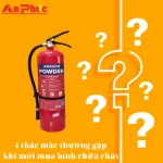 4 thắc mắc thường gặp khi mới mua bình chữa cháy