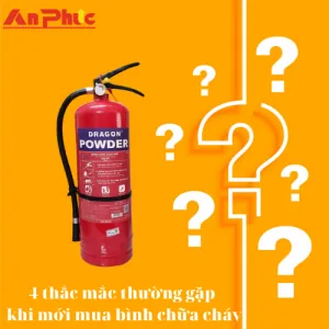 4 thắc mắc thường gặp khi mới mua bình chữa cháy