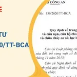 THÔNG TƯ 150 QUY ĐỊNH TRANG BỊ THIẾT BỊ PHÒNG CHÁY CHỮA CHÁY