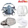 Mặt nạ phòng độc 3M 7501 + Phin lọc 3M 6001 + tấm lọc + nắp giữ