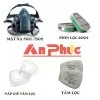 Mặt nạ 3M loại 7501 + phin lọc 6004 + tấm lọc 5N11 + nắp giữ 501