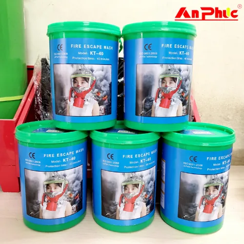 Mặt nạ chống khói KT-40 lọc được khí Cyanua Mặt nạ chống khói KT-40 lọc được khí Cyanua