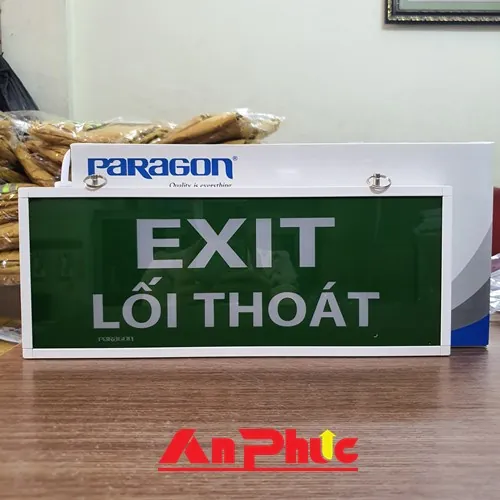 Các loại đèn Exit thoát hiểm và đèn chiếu sáng sự cố Paragon