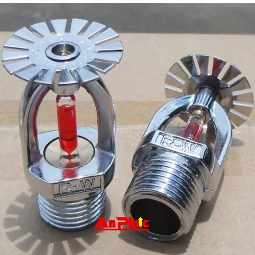 đầu phun chữa cháy Sprinkler Hợp kim kẽm phun xuống