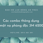 Tìm hiểu các combo thông dụng của Mặt nạ phòng độc 3M 6200 kèm phin lọc