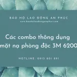 Tìm hiểu các combo thông dụng của Mặt nạ phòng độc 3M 6200 kèm phin lọc