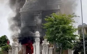 Biệt thự trăm tỷ nhưng không lắp đặt hệ thống phòng cháy chữa cháy