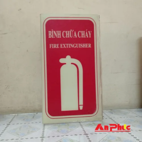 Bảng nơi để bình chữa cháy