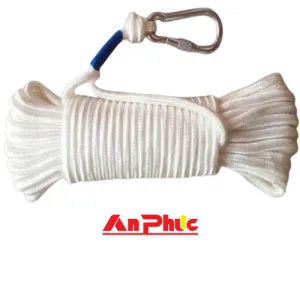 Dây cứu người VN phi 8,20m có lõi thép một móc