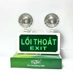 Đèn chiếu sáng sự cố kết hợp bảng exit