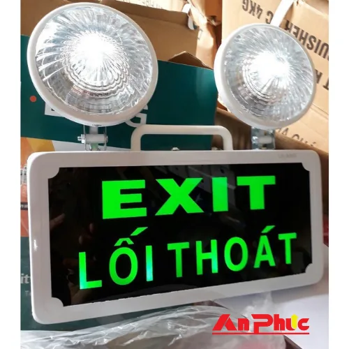 Đèn chiếu sáng sự cố kết hợp bảng exit YF-203