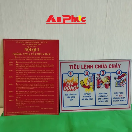 Nội quy tiêu lệnh PCCC