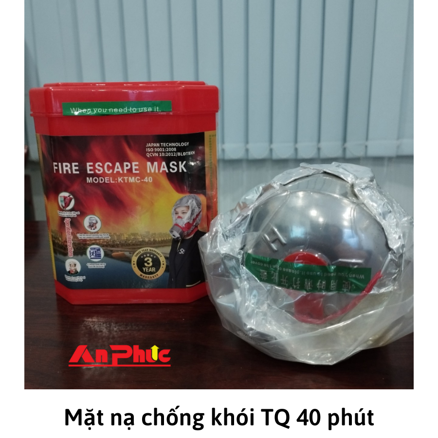 Mặt nạ chống khói Trung Quốc 40 phút