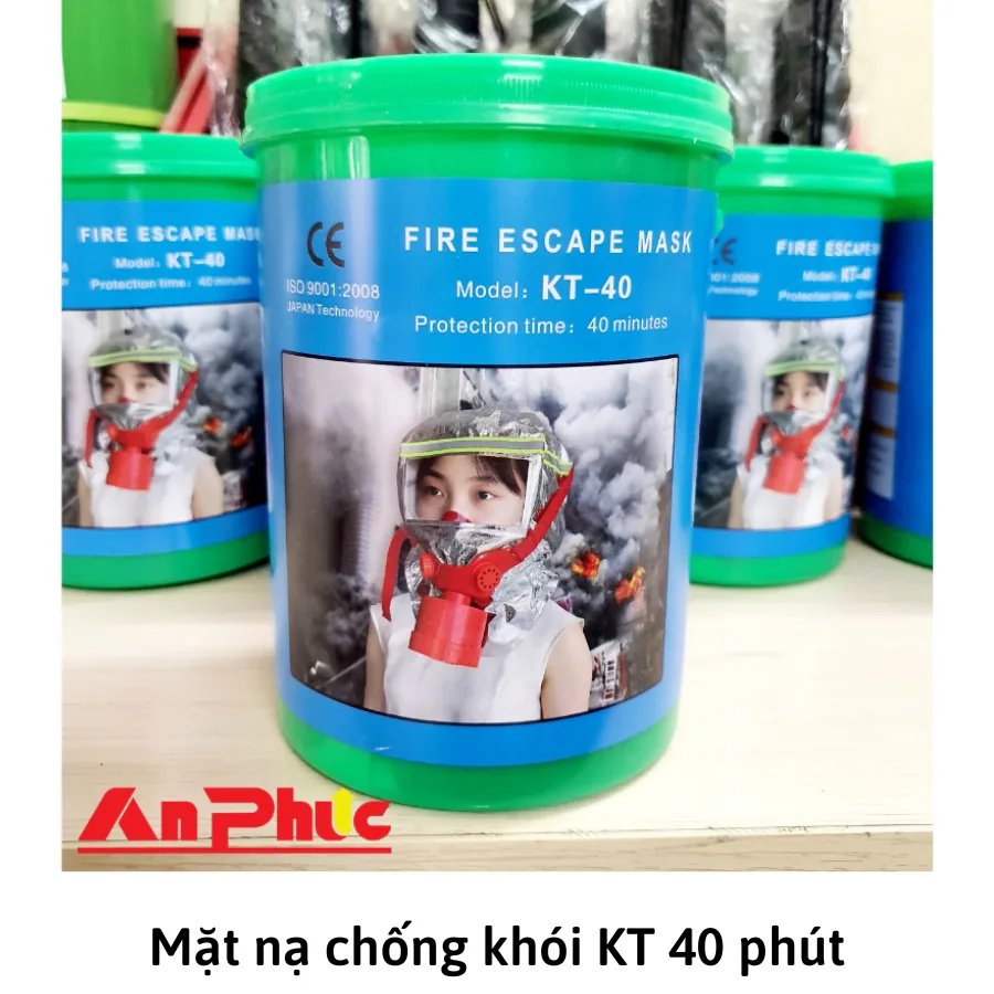 Mặt nạ chống khói KT-40 lọc được khí Cyanua