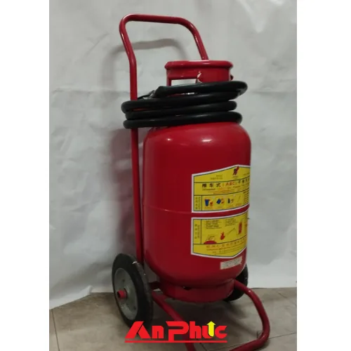 Bình bột dập lửa có xe đẩy