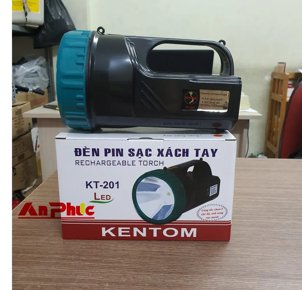 đèn pin pccc sạc Kentom KT 201