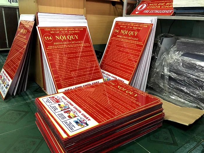 Bảng hiệu phòng cháy chữa cháy