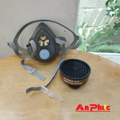 Bộ mặt nạ phòng độc 1 phin lọc 3M 3200 và phin lọc 3M 3301K-100