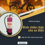 Bình chữa cháy cho xe điện: Bảo vệ tương lai giao thông xanh