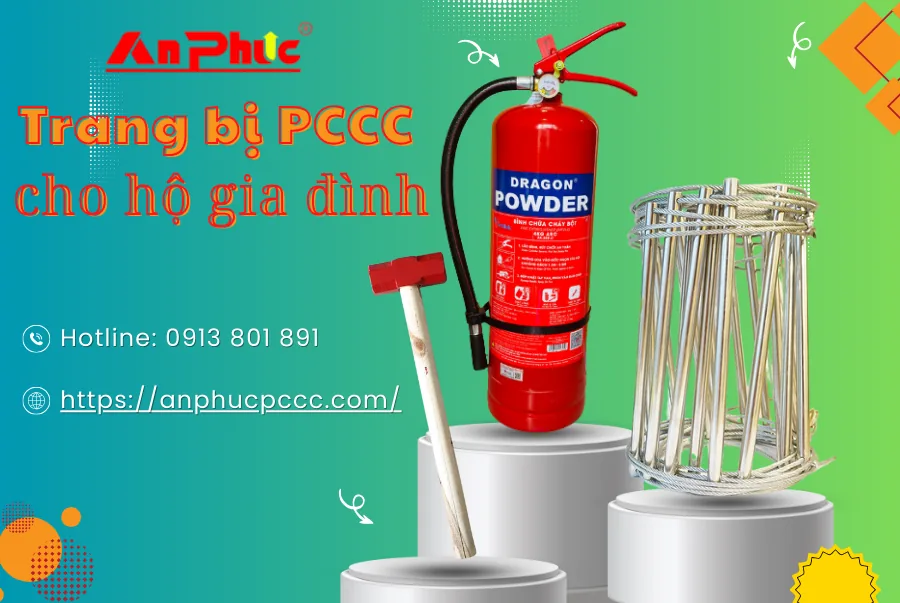 Trang bị thiết bị PCCC hộ gia đình